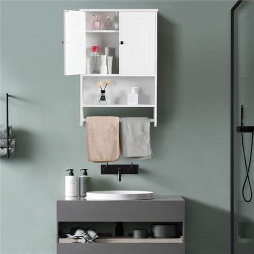 Armoire Murale Suspendus De Salle De Bain 48,5 × 14 × 73 Cm