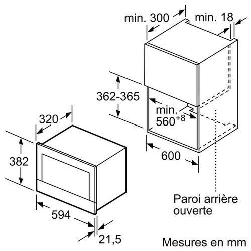 Four micro-ondes encastrable NEFF C17WR00N0