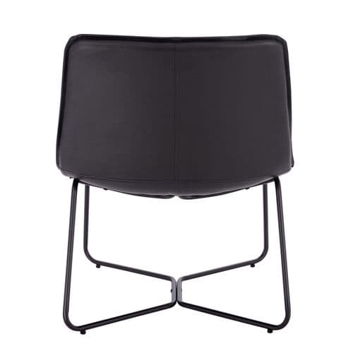 Fauteuil Lounge Ron En Simili 66 x 64 x 82 Cm