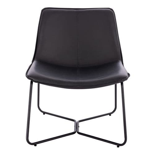 Fauteuil Lounge Ron En Simili 66 x 64 x 82 Cm