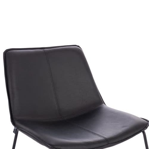 Fauteuil Lounge Ron En Simili 66 x 64 x 82 Cm