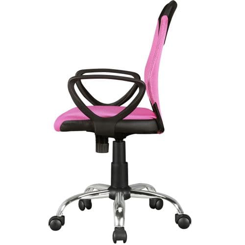 Chaise De Bureau Enfant Chaise Pivotante Tissu Fauteuil Ergonomique