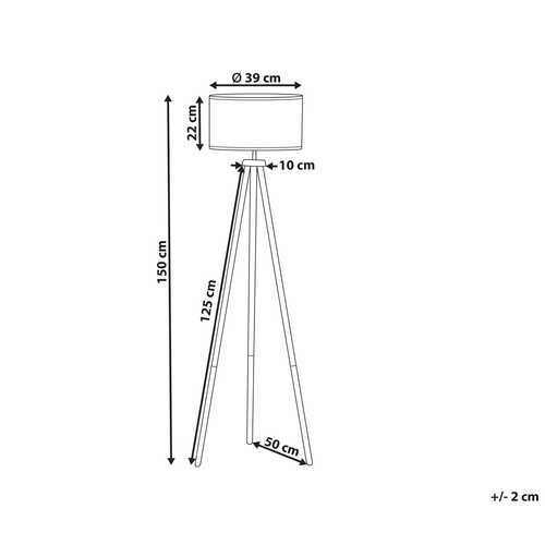 Lampadaire En Rotin Naturel Penton