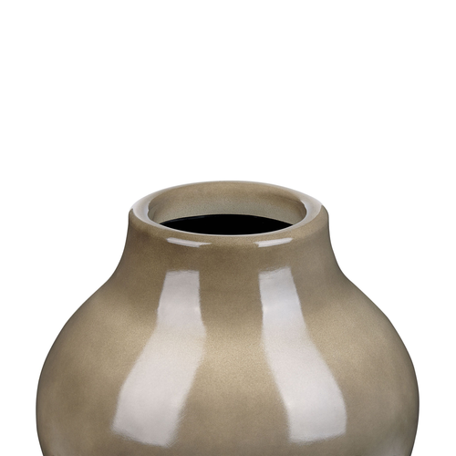 Terre Cuite Vase à Fleurs 31 Cm Gris Magan