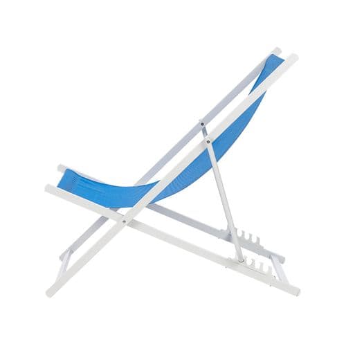 Chaise Longue Métal Bleu Locri Ii