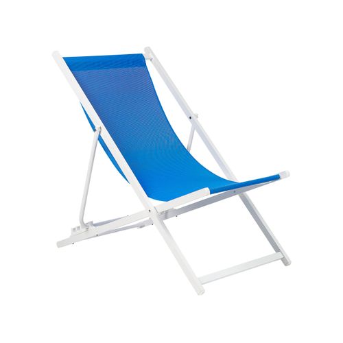 Chaise Longue Métal Bleu Locri Ii