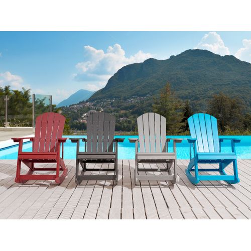 Chaise De Jardin Bois D'ingénierie Gris Clair Adirondack