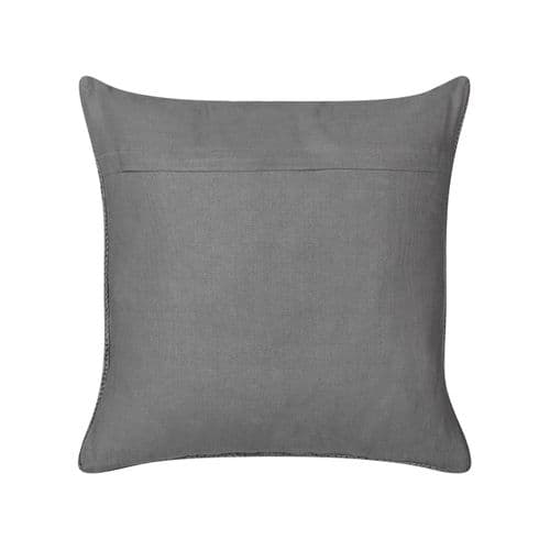 Lot De 2 Coussins Coton Gris Foncé Constylis 45 X 45 Cm