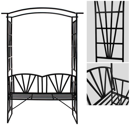 Arche De Jardin Avec Banc Intégré