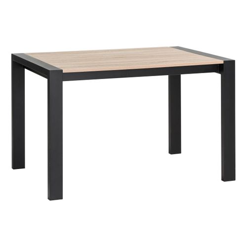 Table L.120/160 + allonge CAMDEN Chêne sonoma/noir