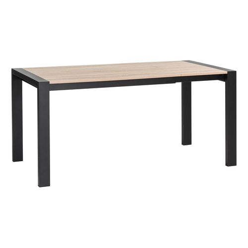 Table L.120/160 + allonge CAMDEN Chêne sonoma/noir