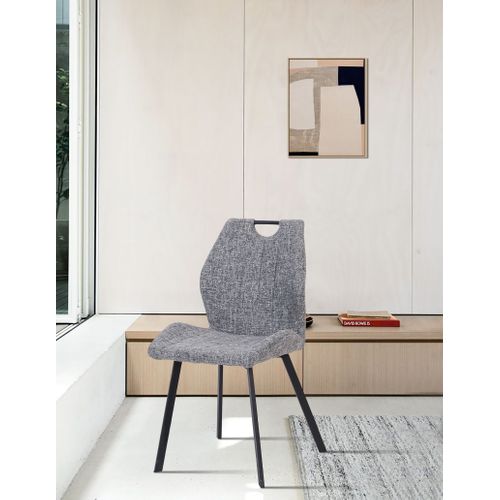 Chaise LIKE Tissu gris