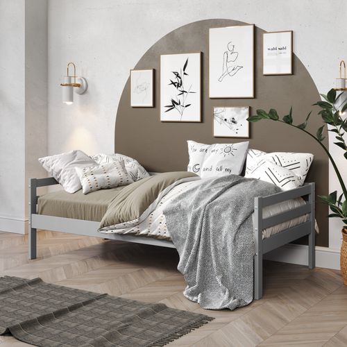 Lit cozy 90x190 cm BLOOM Gris