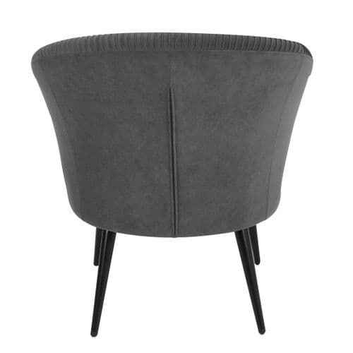 Fauteuil MARCUS tissu gris foncé