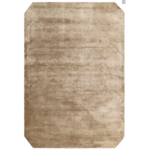 Tapis De Salon Moderne En Viscose Shaft En Viscose - Beige - 160x230 Cm