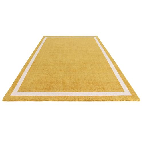 Tapis De Salon Moderne En Laine Bila En Laine - Jaune - 200x290 Cm