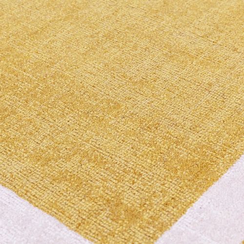 Tapis De Salon Moderne En Laine Bila En Laine - Jaune - 200x290 Cm