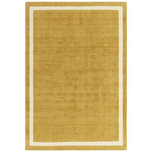 Tapis De Salon Moderne En Laine Bila En Laine - Jaune - 200x290 Cm