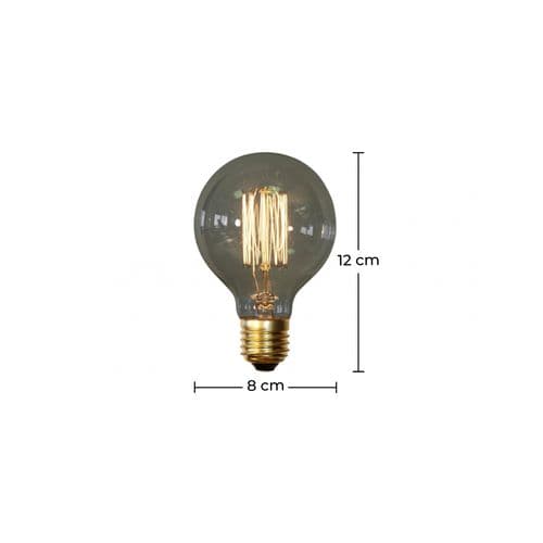 Ampoule Edison Cage à Filaments Transparent