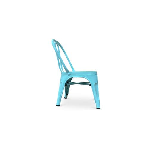 Chaise Pour Enfant Bistrot Metalix - Métal Orange