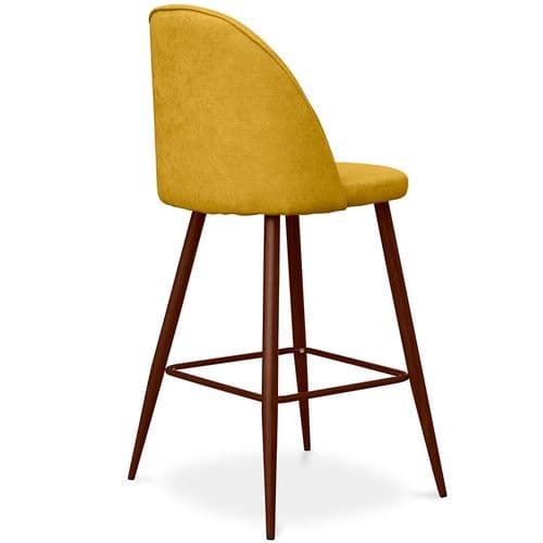 Tabouret Rembourré En Tissu - Design Scandinave - 63cm - Bennett Rose