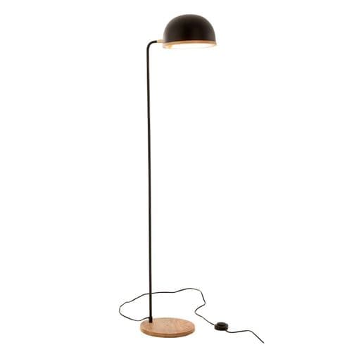 Lampadaire Design En Métal "evy" 130cm Noir