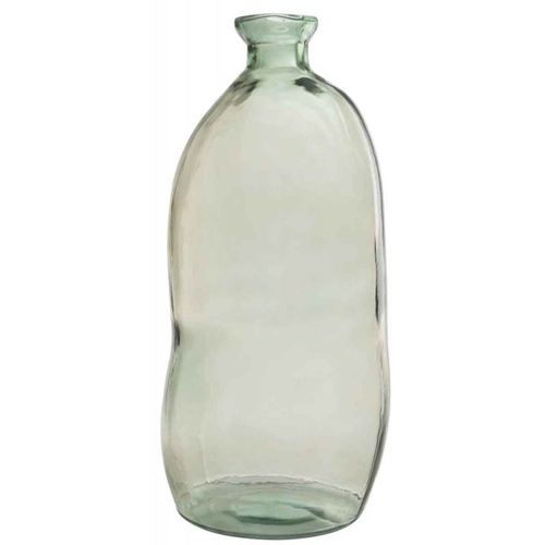 Vase Rond Design En Verre "laura" 73cm Vert