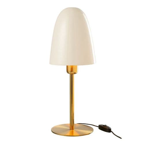 Lampe à Poser En Métal "denny" 46cm Blanc