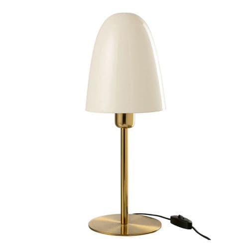 Lampe à Poser En Métal "denny" 46cm Blanc