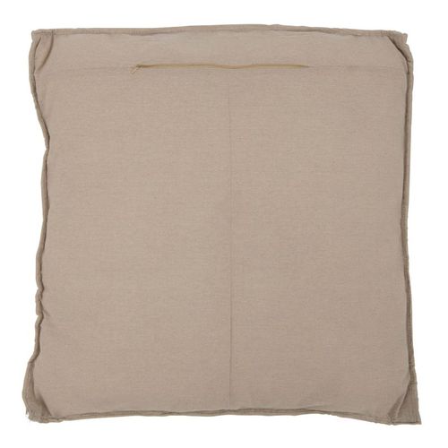 Coussin Déco Carré "mayssa" 65x65cm Naturel