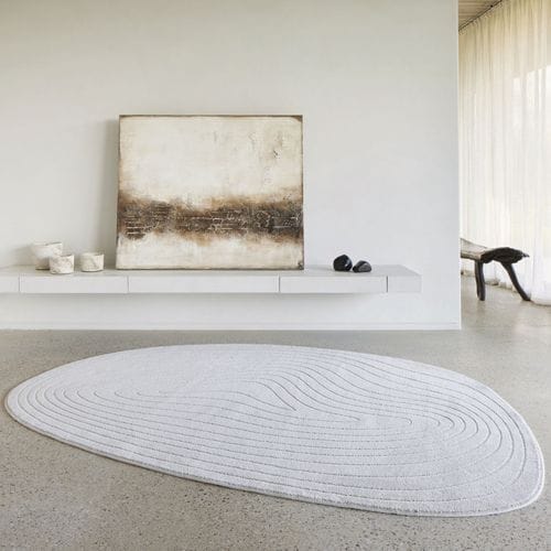 Tapis Contemporain De Forme Organique