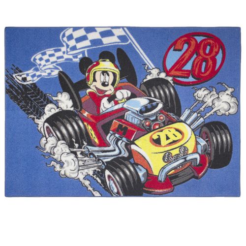 Tapis - Mickey Mouse Racer 28 Disney - 95 Cm X 133 Cm