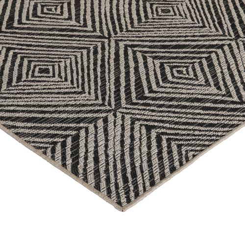 Tapis 120x170cm TOLGA Noir et blanc