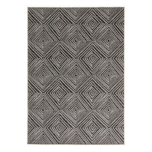 Tapis 120x170cm TOLGA Noir et blanc