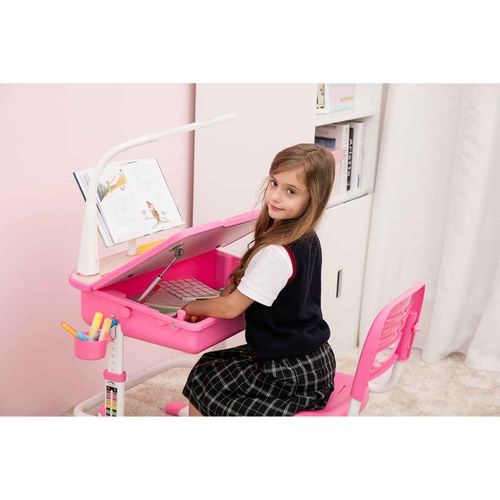 Bureau et Chaise Enfant "comfortline" 70 cm Rose