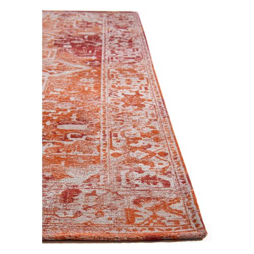 Tapis De Salon Moderne Tissé Plat Crown En Polyester - Rouge - 80x150 Cm