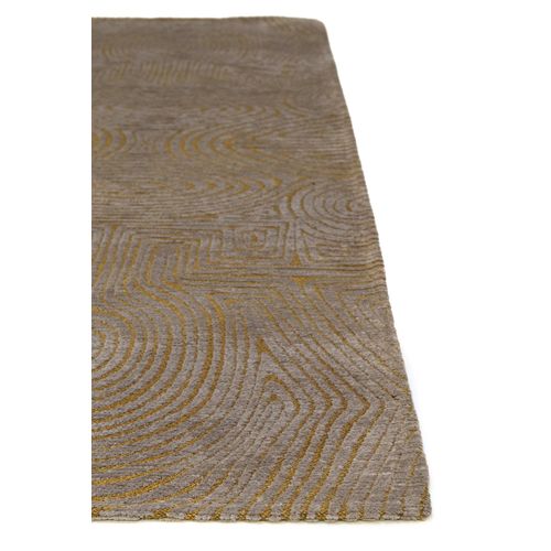 Tapis De Salon Moderne Tissé Plat Habanero En Polyester - Jaune - 240x340 Cm