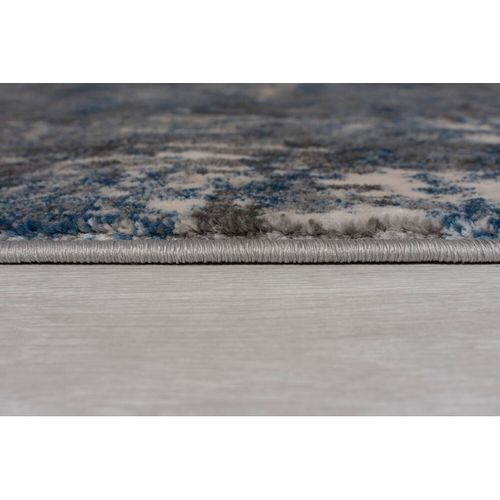 Tapis De Salon Cocktail En Polypropylène - Bleu Gris - 160x230 Cm