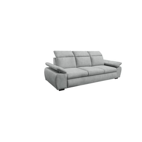 Canapé convertible 3 places COLBY coloris grey