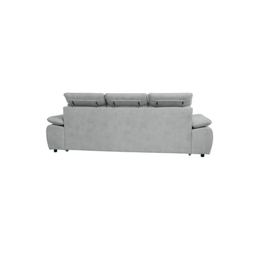 Canapé convertible 3 places COLBY coloris grey