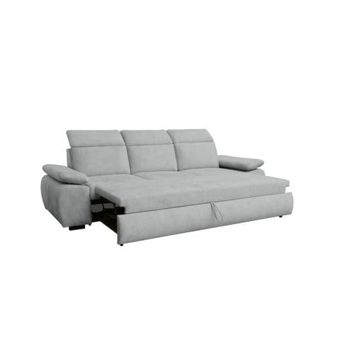 Canapé convertible 3 places COLBY coloris grey