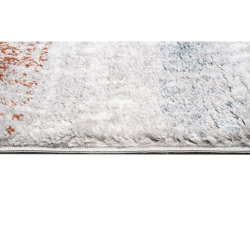 Tapis Poils Longs Enfant Multicolore Blanc Abstrait Molleux 140 X 200 Modena