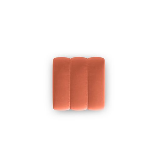 Pouf "lupine", 1 Place, Corail, Velours