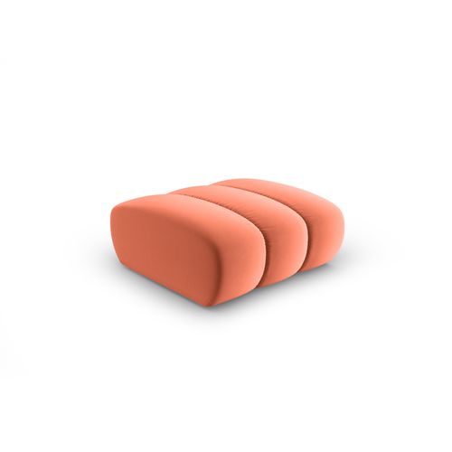 Pouf "lupine", 1 Place, Corail, Velours