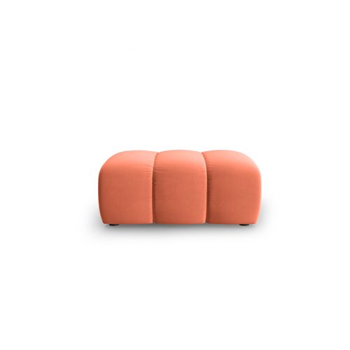 Pouf "lupine", 1 Place, Corail, Velours