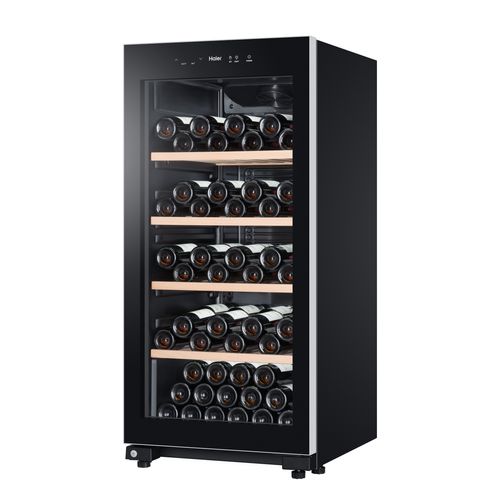 Cave A Vin De Vieillissement - Pose Libre - 116 Bouteilles H126.5 X L59,5 Cm - Noir