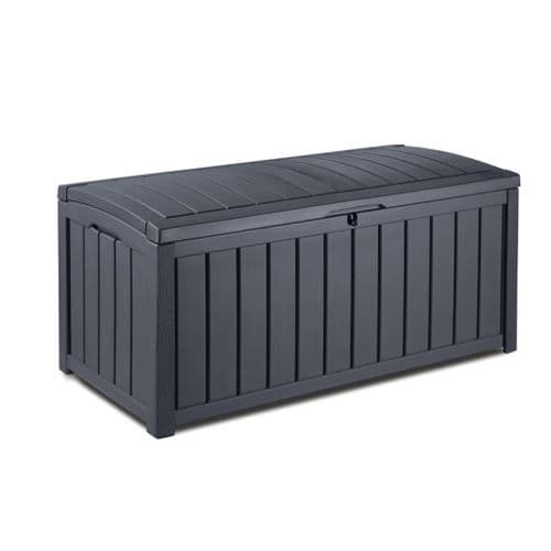 Boîte De Rangement De Jardin 390 L Coffre De Stockage Organisateur Piscine Terrasse Extérieur