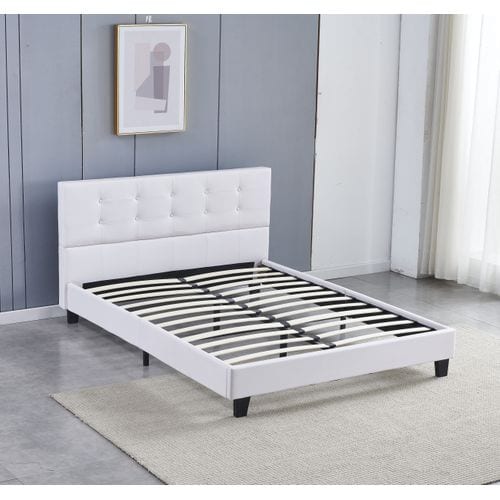 Ensemble Matelas + Lit Avec Tête De Lit 160x200 Cm, Orionis 16cm D’épaisseur à Mémoire De Forme