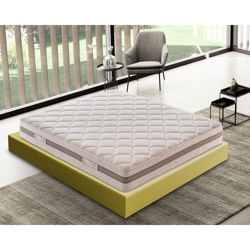 Matelas Mousse 180x200 Cm - Réversible - Modèle Sofia - Epaisseur 18 Cm