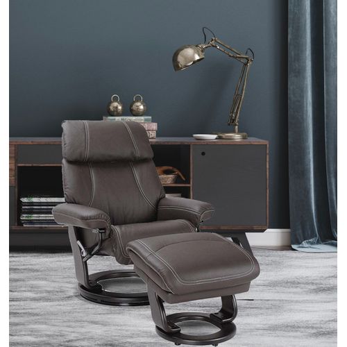 Fauteuil De Relaxation Manuel - Minorque - Cuir Marron